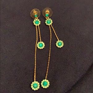 Blue Flower Earrings